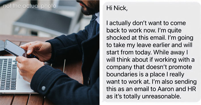 Worker Quits Job After “Unacceptable” Text From Boss Abruptly Canceling His Annual Leave
