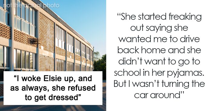 Parent Refuses To Entertain Daughter’s Morning Tantrum, Sends Her To School In PJs