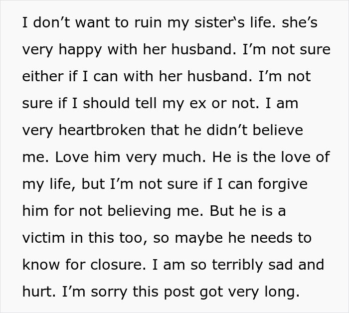 “I Am Very Heartbroken”: Woman Discovers That Her Brother-In-Law Sabotaged Her Marriage