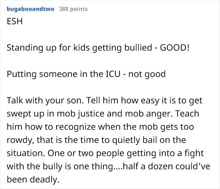 School Bully Gets Beaten Up, Mom Refuses To Punish Her Son For It When She Finds Out He Did It