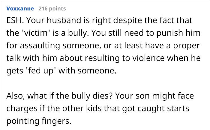 School Bully Gets Beaten Up, Mom Refuses To Punish Her Son For It When She Finds Out He Did It