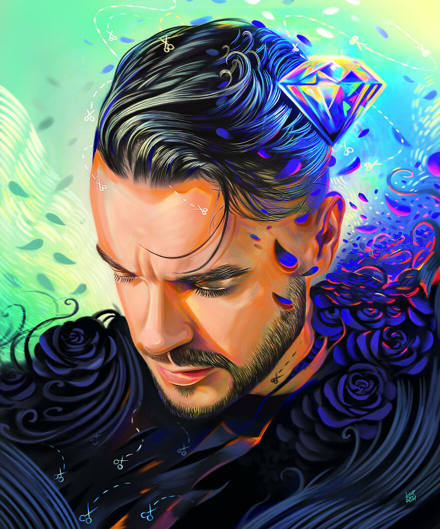 Realistic Portrait Illustrations Of Celebrities By Turkish Illustrator Yaşar Vurdem Realistic Portrait Illustrations Of Celebrities By Turkish Illustrator Yaşar Vurdem