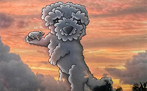 This Artist Comes Up With Fun Illustrations Out Of Cloud Shapes (55 New Pics)