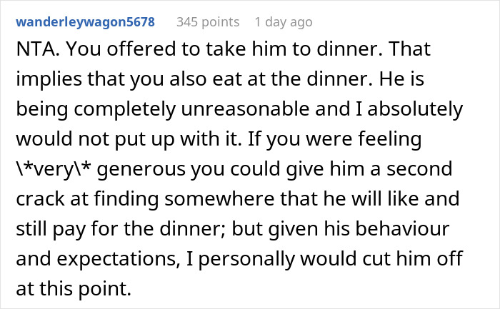 Friend Offers To Pay For Friend's B-Day Dinner, Refuses When They See Where He Chose Friend Offers To Pay For Friend's B-Day Dinner, Refuses When They See Where He Chose