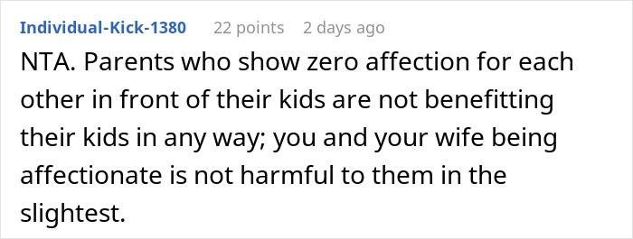 “AITA For Refusing To Stop Touching My Wife And Telling A Couple To Keep Their Kids In Check?”