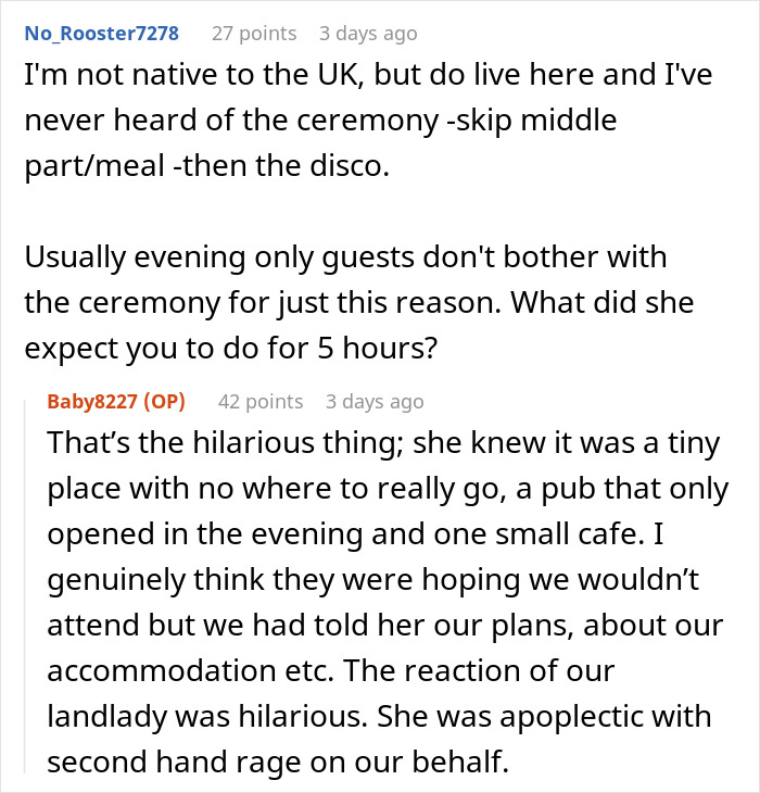 "Always Read The Wedding Invitation Small Print": 2 Guests Leave Wedding Mortified "Always Read The Wedding Invitation Small Print": 2 Guests Leave Wedding Mortified