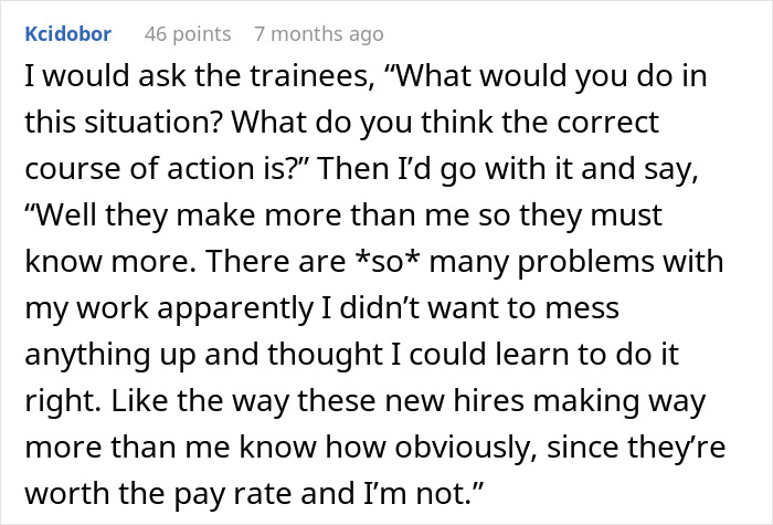 Employee Confronts Management About 50% Higher Pay For New Hires, Gets Shut Down