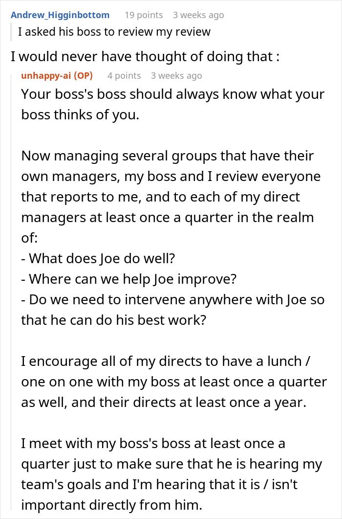 Boss Gives Employee 1 Out Of 5 Score In A Yearly Review For No Reason, Receives Petty Revenge