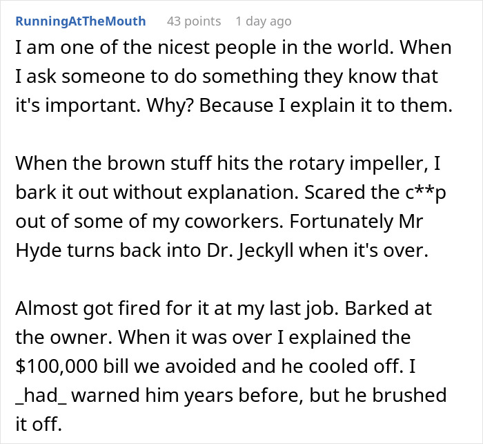 Worker Gets Scolded For 'Barking Orders' Handling A Crisis, Cues Malicious Compliance