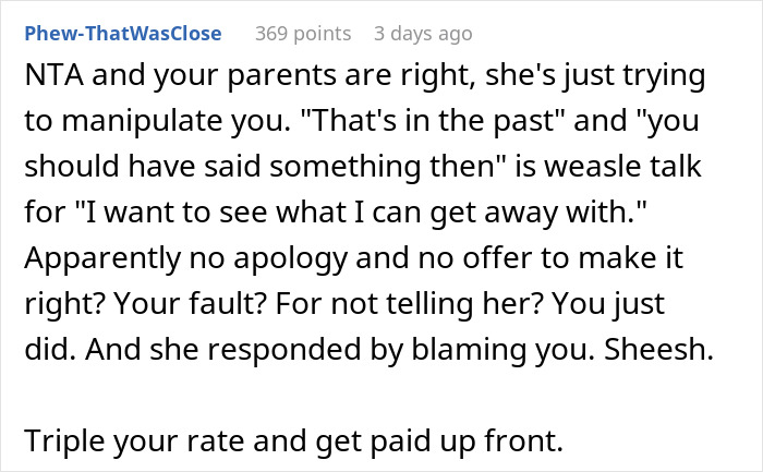 Woman Calls Babysitter Rude After She Refuses To Babysit Again