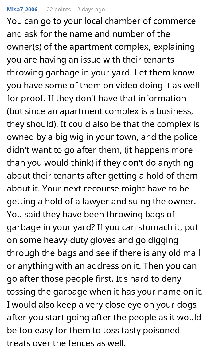 Home Owner Runs Out Of Legal Options To Stop Neighbors Trashing Their Yard, Takes Genius Revenge