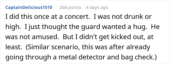 Guest Misses Friend's Wedding Due To A Hilariously Embarrassing Interaction With A Security Guard