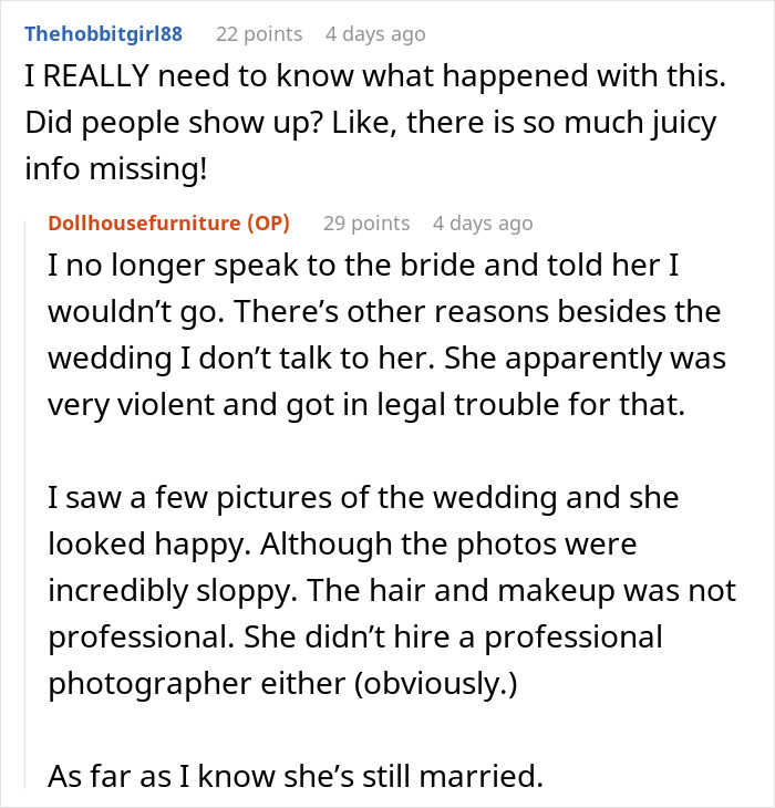 Woman Shares Bride-From-Hell’s Wedding Invitations That Made Her Bail On The Event Altogether Woman Shares Bride-From-Hell’s Wedding Invitations That Made Her Bail On The Event Altogether