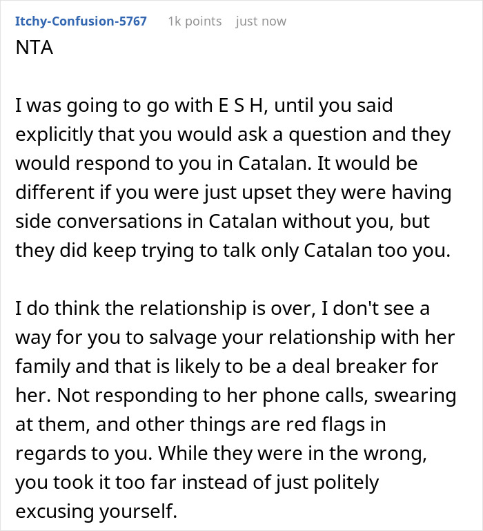 Woman’s Family Keeps Responding To Her BF In A Language That He Doesn’t Understand, He Leaves Dinner Woman’s Family Keeps Responding To Her BF In A Language That He Doesn’t Understand, He Leaves Dinner