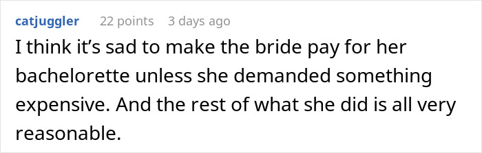 “Is It Too Much To Expect A Little Spoiling?”: Bride Upset After Covering Bachelorette Costs “Is It Too Much To Expect A Little Spoiling?”: Bride Upset After Covering Bachelorette Costs