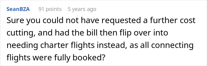 Company Thinks $35k For A Business Trip Is Absurd, Ends Up Paying Even More Company Thinks $35k For A Business Trip Is Absurd, Ends Up Paying Even More