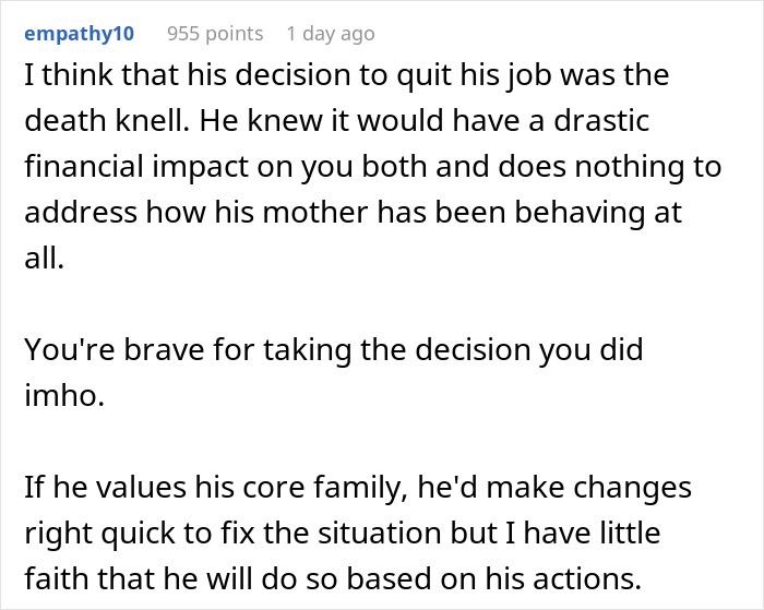 Woman Is Tired Of MIL Acting Like Her Son Is Her Husband, Decides On Divorce Woman Is Tired Of MIL Acting Like Her Son Is Her Husband, Decides On Divorce