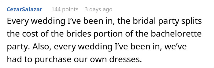 “Is It Too Much To Expect A Little Spoiling?”: Bride Upset After Covering Bachelorette Costs “Is It Too Much To Expect A Little Spoiling?”: Bride Upset After Covering Bachelorette Costs