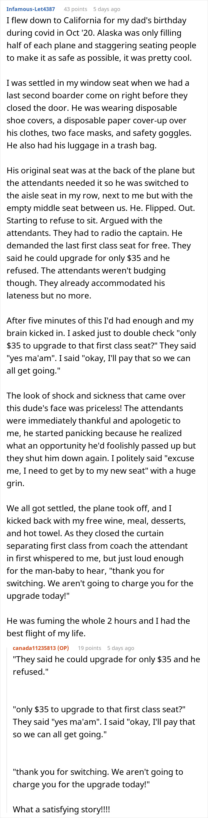 “Are You Kidding Me?”: Man Refuses To Give Up Business Class Seat Over Entitled Woman’s Demands “Are You Kidding Me?”: Man Refuses To Give Up Business Class Seat Over Entitled Woman’s Demands