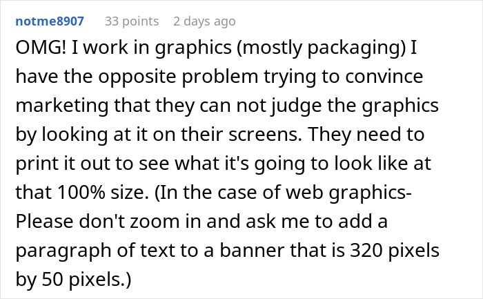 Team Manager Takes Designer's Big Monitors Away To Show How Real Users See Her Designs Team Manager Takes Designer's Big Monitors Away To Show How Real Users See Her Designs