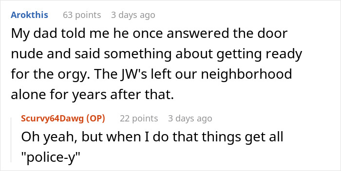 Man Comes Up With A Clever Way To Get Rid Of Jehovah's Witnesses After His Black Cat Comes Up Man Comes Up With A Clever Way To Get Rid Of Jehovah's Witnesses After His Black Cat Comes Up
