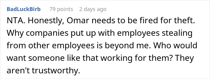 Woman Faces Backlash At Work After A Food Thief With A Severe Allergy Steals Her Lunch Woman Faces Backlash At Work After A Food Thief With A Severe Allergy Steals Her Lunch