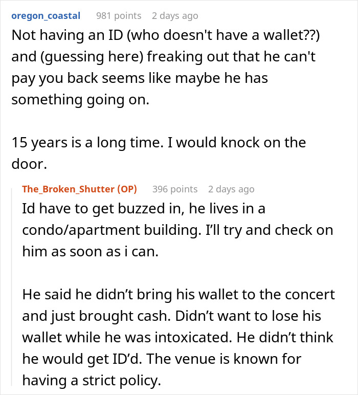 Guy Blocks Best Friend Of 15 Years Over $60 Concert Mishap: “He Was Sorry” Guy Blocks Best Friend Of 15 Years Over $60 Concert Mishap: “He Was Sorry”
