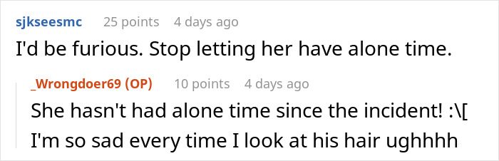 Woman Stops Talking To Her MIL After She Cuts All Of Her Son’s Hair Off Without Permission Woman Stops Talking To Her MIL After She Cuts All Of Her Son’s Hair Off Without Permission