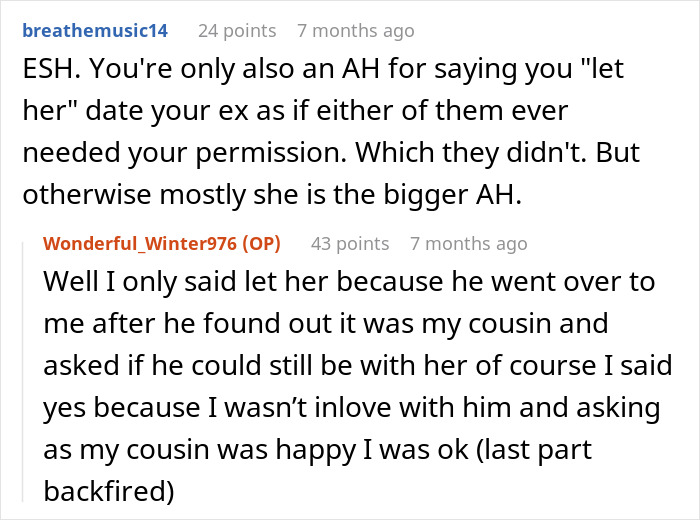 Woman Offended She Was Uninvited From Her Cousin’s Wedding With Her Ex, Tells Everyone About It Woman Offended She Was Uninvited From Her Cousin’s Wedding With Her Ex, Tells Everyone About It