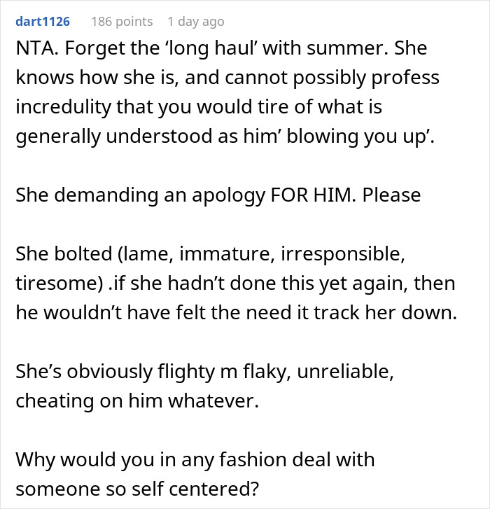 Woman Says She Won’t Apologize To Friend’s BF For Losing Her Cool After His 51st Call To Her Woman Says She Won’t Apologize To Friend’s BF For Losing Her Cool After His 51st Call To Her
