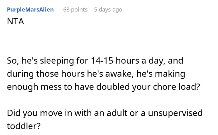 Girlfriend Is Confused Why Her BF Takes 4-Hour Naps, Begs Him To Help Her With Chores Girlfriend Is Confused Why Her BF Takes 4-Hour Naps, Begs Him To Help Her With Chores