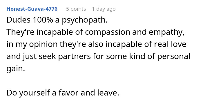 Woman Dumps Her BF After His Parents Warn Her Not To Leave Him Alone With Her Pets Woman Dumps Her BF After His Parents Warn Her Not To Leave Him Alone With Her Pets