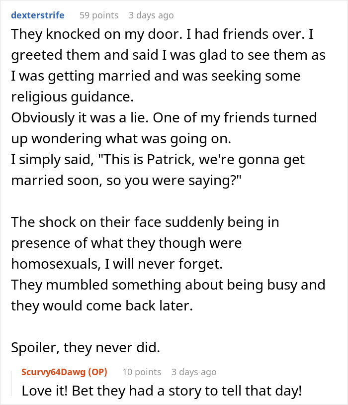 Man Comes Up With A Clever Way To Get Rid Of Jehovah's Witnesses After His Black Cat Comes Up Man Comes Up With A Clever Way To Get Rid Of Jehovah's Witnesses After His Black Cat Comes Up