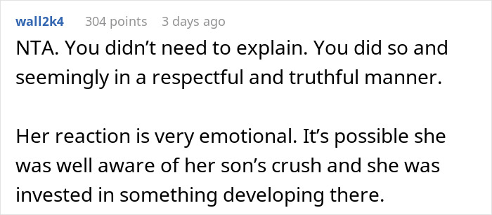 Woman Is Incredibly Enraged After 18 Y.O. Girl Refuses To Sleep Over With Her Son Of Same Age Woman Is Incredibly Enraged After 18 Y.O. Girl Refuses To Sleep Over With Her Son Of Same Age