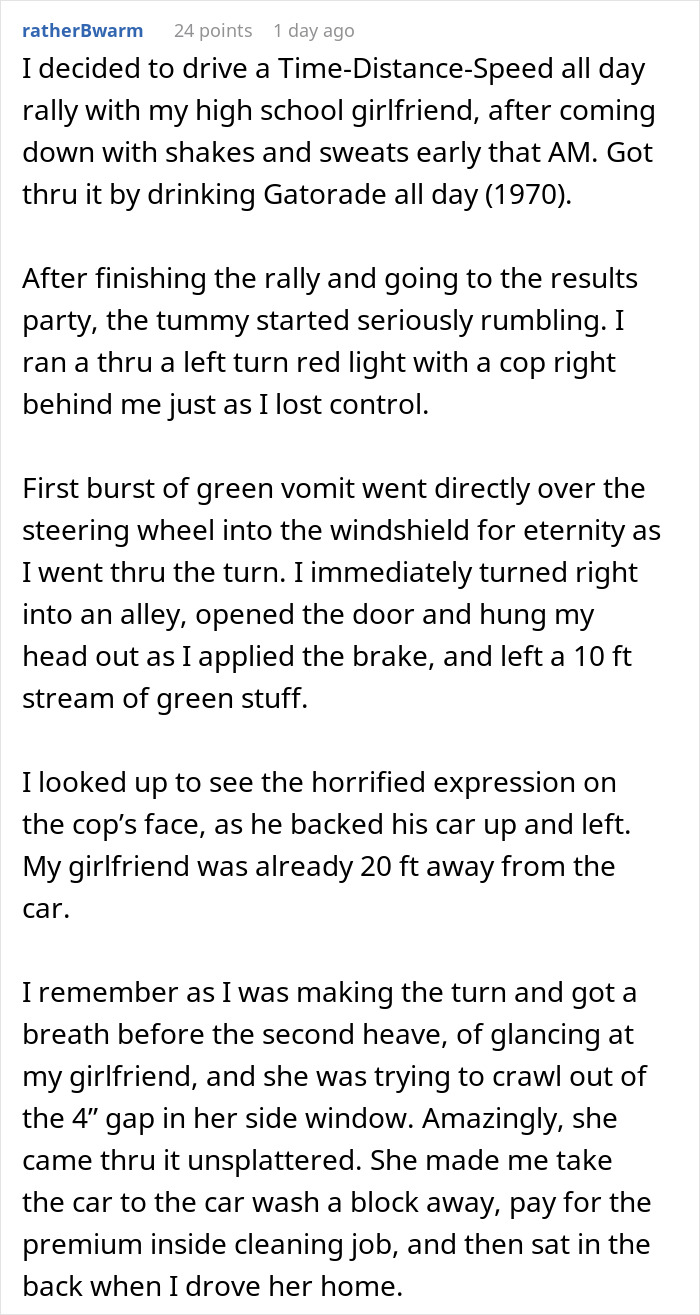 Pregnant Woman Gets Carsick Just As An Aggressive Driver Pulls Up Next To Her Window Pregnant Woman Gets Carsick Just As An Aggressive Driver Pulls Up Next To Her Window