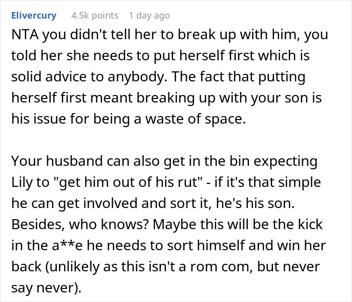 Woman Breaks Up With BF Of 3 Years After His Mom Tells Her He’s Not Gonna Change, Drama Ensues Woman Breaks Up With BF Of 3 Years After His Mom Tells Her He’s Not Gonna Change, Drama Ensues