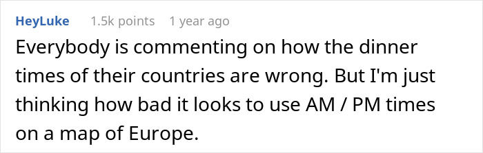 This Map Of Usual Dinner Habits In Europe Is Going Viral And People Say It’s Legit This Map Of Usual Dinner Habits In Europe Is Going Viral And People Say It’s Legit