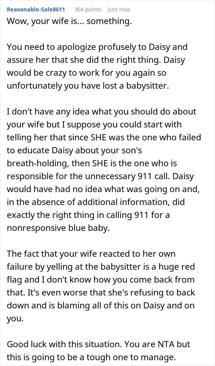 Woman Is Furious At Husband For Siding With Babysitter, She Leaves Home To Stay In Hotel Woman Is Furious At Husband For Siding With Babysitter, She Leaves Home To Stay In Hotel