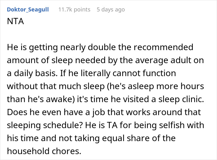 Girlfriend Is Confused Why Her BF Takes 4-Hour Naps, Begs Him To Help Her With Chores