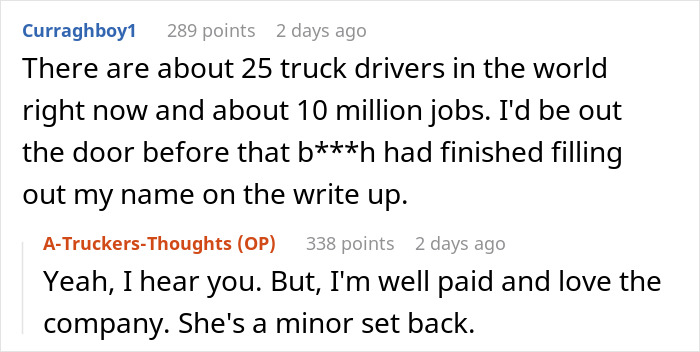 “I Have A Write-Up For You”: Supervisor Tries Disciplining Driver For No Reason, Regrets It “I Have A Write-Up For You”: Supervisor Tries Disciplining Driver For No Reason, Regrets It