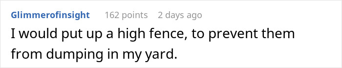 Home Owner Runs Out Of Legal Options To Stop Neighbors Trashing Their Yard, Takes Genius Revenge Home Owner Runs Out Of Legal Options To Stop Neighbors Trashing Their Yard, Takes Genius Revenge
