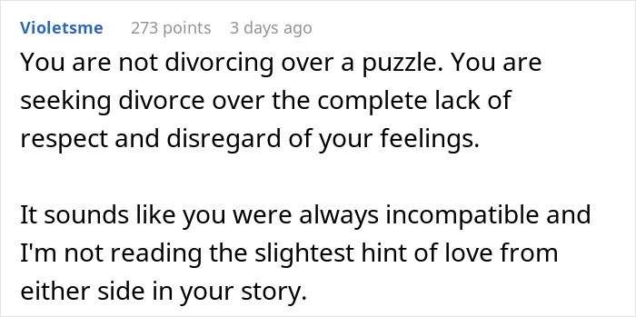 “A Waste Of A Pretty Face”: Woman Divorces Husband Of 6 Years Over A Puzzle