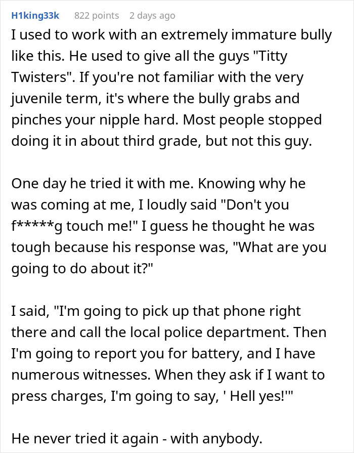 Person Keeps Getting Bullied At Work, Makes The Bully Cry When They Stand Up For Themselves Person Keeps Getting Bullied At Work, Makes The Bully Cry When They Stand Up For Themselves