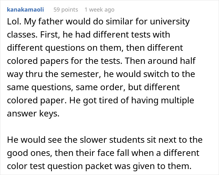 Teacher Gets Petty Revenge On Lazy Students Who Thought They Could Cheat On Every Test