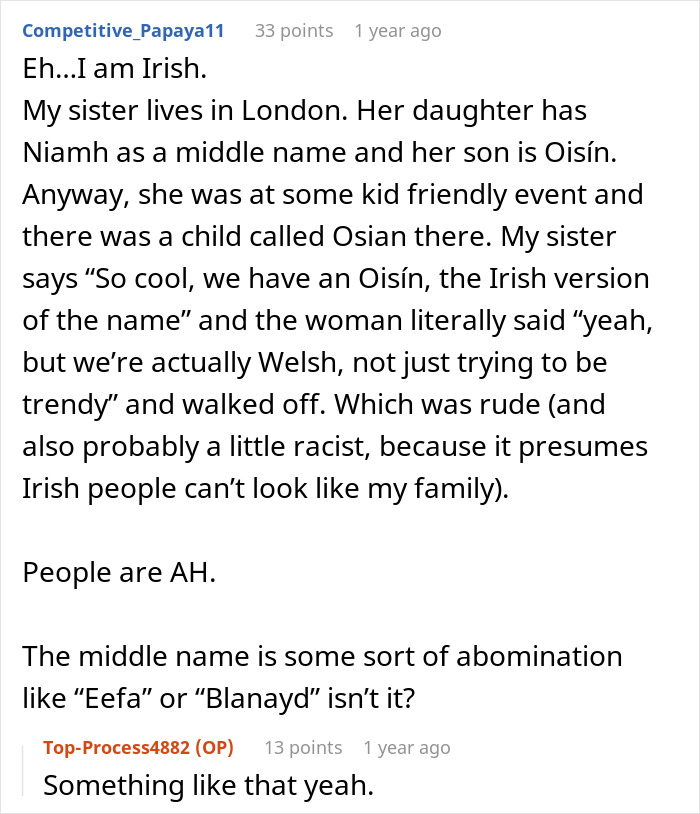 Mom Is Certain Her Baby’s Name Is Irish When It’s Really Not, Gets Upset When It's Pointed Out Mom Is Certain Her Baby’s Name Is Irish When It’s Really Not, Gets Upset When It's Pointed Out