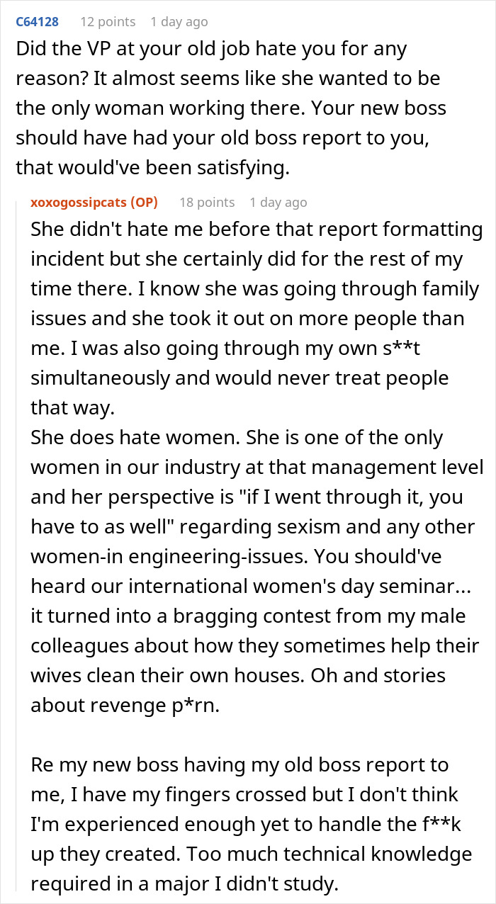 Woman Resigns After Being Removed From A Project, Watches Company Crumble Down At Her New Job Woman Resigns After Being Removed From A Project, Watches Company Crumble Down At Her New Job