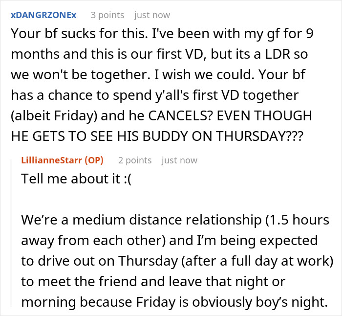 Woman Is Devastated After Her Boyfriend Puts His Friend Before Her On Valentine's Day Woman Is Devastated After Her Boyfriend Puts His Friend Before Her On Valentine's Day