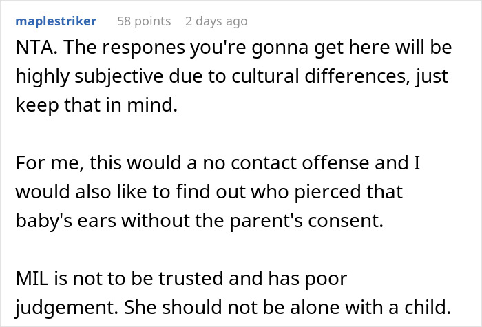 6-Month-Old Baby Taken To Doctor After Her Grandma Secretly Pierced Her Ears 6-Month-Old Baby Taken To Doctor After Her Grandma Secretly Pierced Her Ears