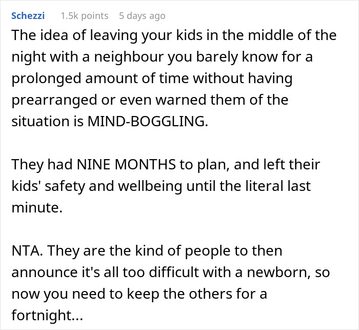 "They Call Me Evil And Rude": Couple Asks Neighbor To Take Kids At 3am, Are Shocked To Be Told ‘No’ "They Call Me Evil And Rude": Couple Asks Neighbor To Take Kids At 3am, Are Shocked To Be Told ‘No’