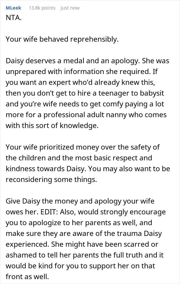 Woman Is Furious At Husband For Siding With Babysitter, She Leaves Home To Stay In Hotel Woman Is Furious At Husband For Siding With Babysitter, She Leaves Home To Stay In Hotel